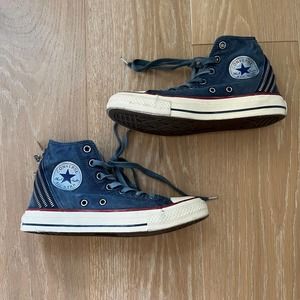 Converse Navy Blue High-Top Sneakers